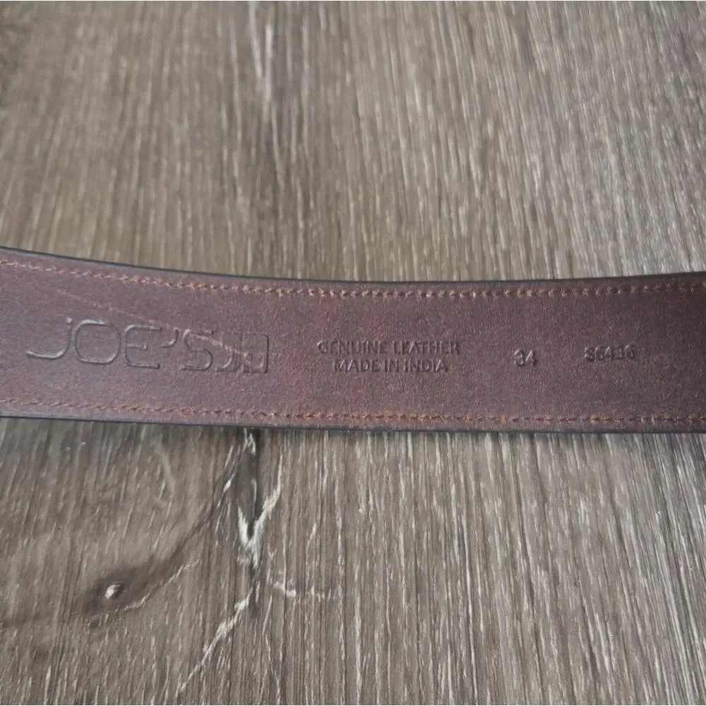 Joe's Stretch Leather Belt 34